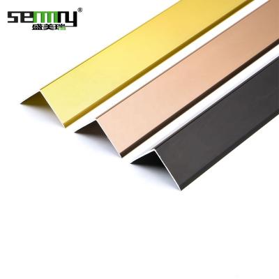 China Modern Factory Ready To Ship Angle To Aluminum L Shaped Tile Trim For Wall Corner Edging Trim for sale