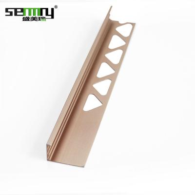 China Hot Selling Various Free Sample Modern Aluminum Trim Ceramic Tile Shape Customized Decorative Accessories for sale