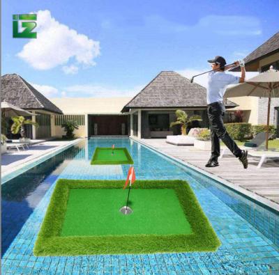 China GRASS Water Floating Golf Ball Set Pool Floating Golf Mat for sale