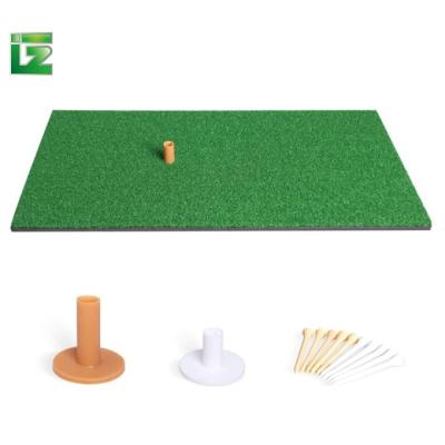 China Portable Outdoor Indoor Fairway Chipping Practice Range Hitting Training Putting Turf Golf Mat for sale