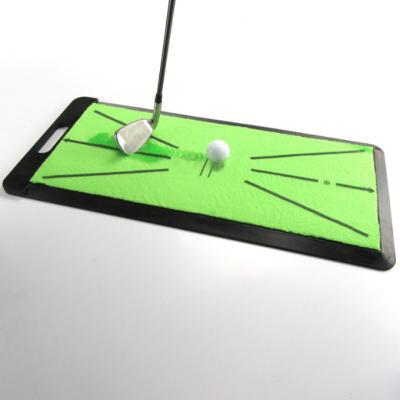 China Portable Golf Swing Mat Training Detection Batting Analysis and Correct Your Swing Path Golf Hitting Mat for sale