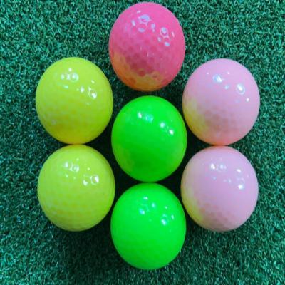 China 2 Piece Custom Colored Tour Quality Surlyn Golf Tournament Far Ball ZG-BSC002 for sale