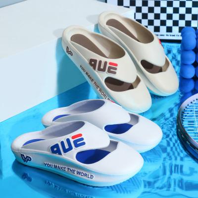 China Cushioning Men's Baotou Slippers Summer Wear Trend Fashion Sports Flip Flops Beach Non-slip Stepping On Poop Feeling Thick Soled Sandals for sale