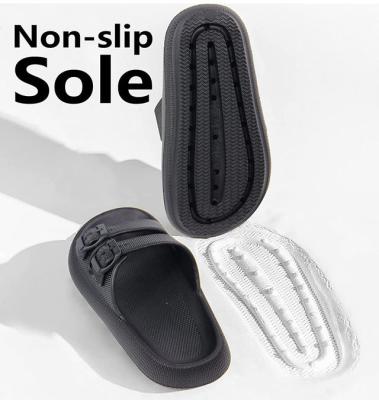 China Cushioning Cheap Men's Summer Outdoor Swimming Pool Men's Thick Unique Slides Adjustable Slippers for sale