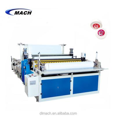 China Factory Industrial Jumbo Roll Toilet Paper Roll Slitting And Rewinding Machine for sale