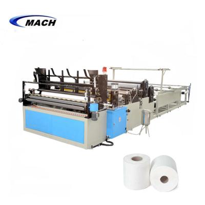 China Automatic Factory CE Certificate Toilet Paper Tissue Paper Roll Rewinding Making Machine Price for sale