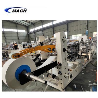 China Factory High Speed ​​Automatic Napkin Tissue Paper Embossing Printing Fold Making Machine Model: 280*280 for sale