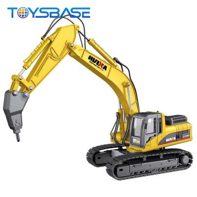 China Toy Huina Toys 1:40 Radio Control Excavator Alloy RC Diecast Truck Model for sale