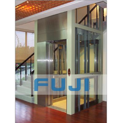 China Residential Elevators FUJI Diy Small Home Elevator With Glass Cabin for sale