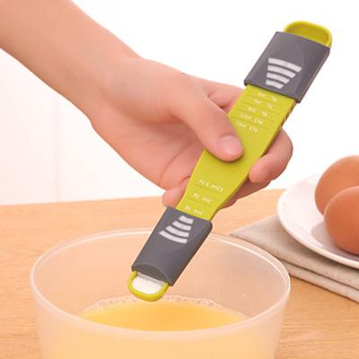 China Adjustable Measuring Cup End Eight Double Stalls Scale Dosers Dosing Spoon Tool Kitchen L935 Accessories for sale