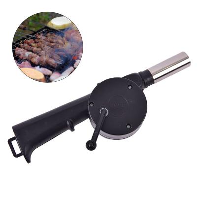 China 1PC BBQ Fan Outdoor Cooking Blower For BBQ Fire Bellows Hand Crank Tool For Picnic Camping L838 for sale