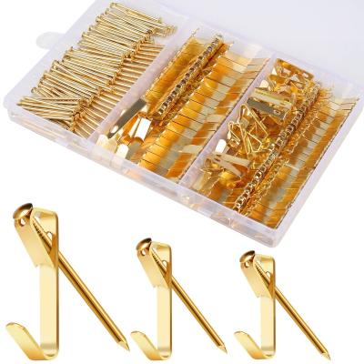 China Classic Hook Picture DIY Kit Hanging Assortment with Wire Picture Hangers Hooks Nails and Frames Hardware for sale