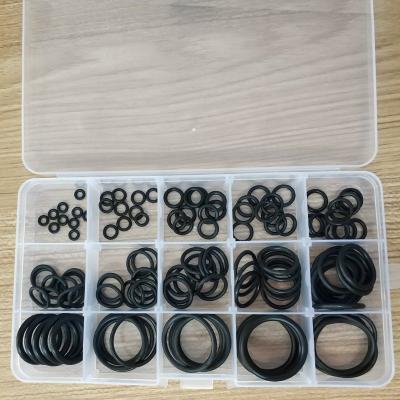 China Fluorine Rubber Ring Water Pipe Rubber O Ring Wholesale 270PCS Water Pipe Gasket Silicone Ring Type Valve High Pressure for sale