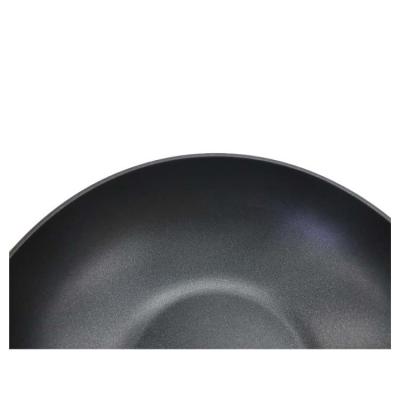 China Viable Hot Selling Restaurant Kitchen Cooking Aluminum Wok Burner Pans Wok High Quality Steel Frying Pan Set for sale