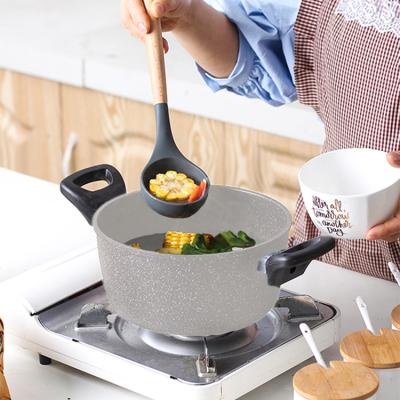 China Viable Manufacturer Price Wholesale Kitchen Non-stick Soup Pot Set Price Wholesale Kitchen Non-stick Soup Pot Pan And Stainless Steel High Quality for sale