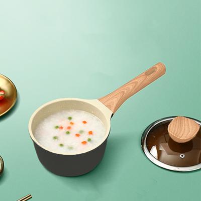 China Hot Selling Viable Nonstick Pot Stainless Steel Aluminum Milk Pan Nonstick Sets Useful Milk Nonstick Pot for sale