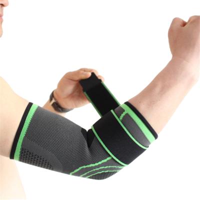 China Adult Breathable Bandage Compression Sleeve Elbow Brace Support Protector For Weightlifting Arthritis Volleyball Tennis Arm Brace for sale