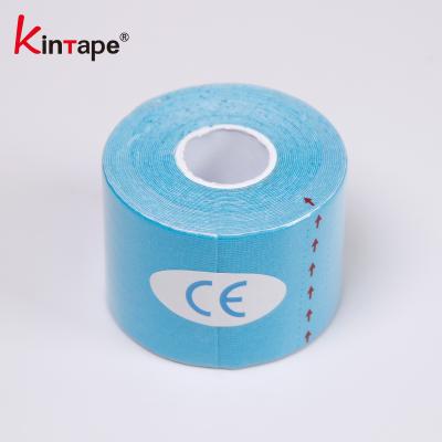 China Light Blue 100% Cotton Cotton Kinematics With Approved CE & ISO 13485 Kinesiology Tape for sale