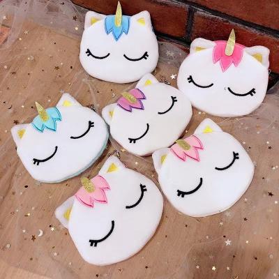 China 2022 Plush Fashion Kids Cute Unicorn Purses Mini Coin Wallet Girls Purses for sale