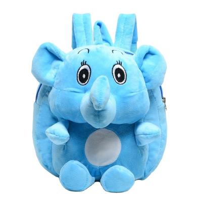 China Custom Stuffed Plush Stuffed Elephant School Backpack Elephant Bag Soft Plush Toys For Children for sale