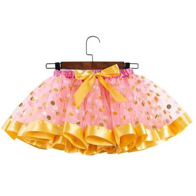 China Wholesale Custom Made Festival Sweet Stage Festival School Kids Tutu Girls Short Skirts for Kids and Girls for sale