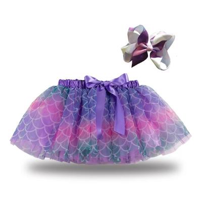 China Hot-selling Fairy Tale Mesh Tutu Skirt Sweet Half-Length Children's Skirt Children's Princess Cute Tutu Skirt Children's Dresses for sale