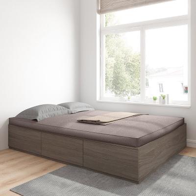 China Multifunctional Modern Storage Futon Bedroom Storage Bed With A Double Wardrobe Bed for sale