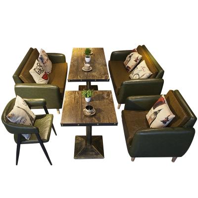 China Modern hot selling indoor metal furniture sets for cafe and restaurant for sale