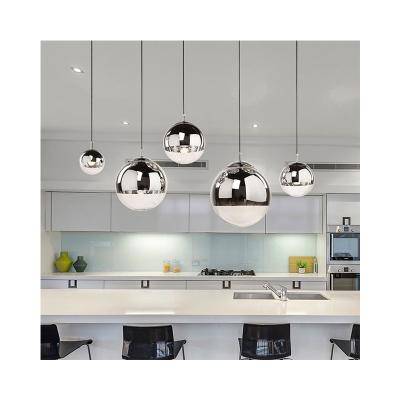 China Hot Selling Simple Modern Metal Round Single Color Round Lighting Pendant Lamp for Hotel and Home for sale