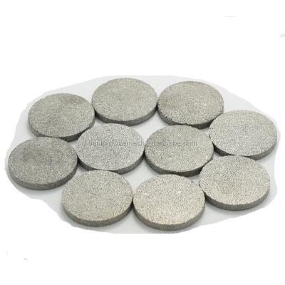 China Corrosion Resistance 1 3 5 10 20 30 50 100 Micron Porous Sintered Titanium Filter Disc for sale