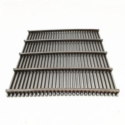 China Petroleum And Petrochemical Wedge Wire Screen Wedge Flat Wire Filters Parabolic Screen Slot Wedge Wire Mesh for sale