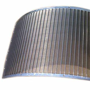 China Corrosion Resistance 304 Filter Johnson Wedge Wire Screen Stainless Steel Strainer Bend Screen Coanda Screen for sale