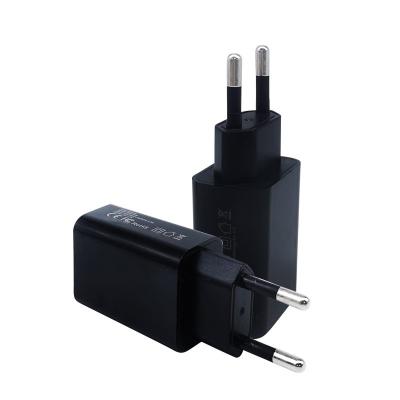 China Quick QC 3.0 USB Quick Charger 18W 3A Mobile Phone MULIKE Charging QC3.0 Wall Adapter EU USA Plug Mobile Phone Charger for sale