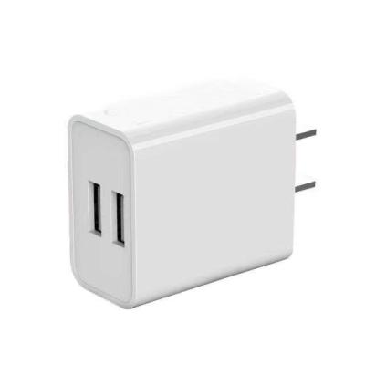 China Mobile Phone Charger NULIKE Dual USB Ports 5V2.4A 2USB Fast Wall Charger 12W Charging Products 2023 Travel AC Adapter For Smart Phones Tablets for sale