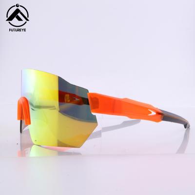 China 2021 Newest Designer Cycling Cycling Racing Racing Outdoor Sports Cycling Glasses Clean Glass Sunglasses Brand Customized for sale