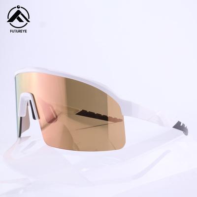 China 2021 Sports Sunglasses Taiwan Factory Supplies Outdoor Sports Customize Glass Nose Pad Riding Adjustable Sun Glasses for sale