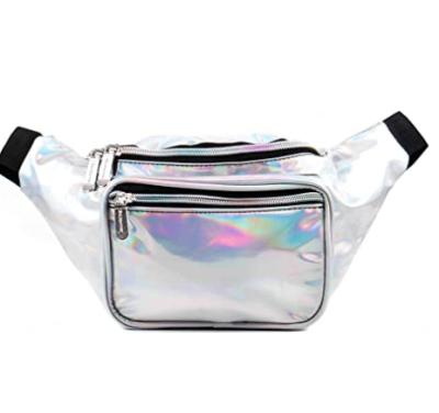 China Water Proof Fanny Packs For Women Cute Waist Packs Shiny Waist Bum Bag Waterproof For Travel Party Festival Running Increasing Bags for sale