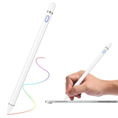 China Mobile phone factory wholesale metal digital aluminum capacitive touch active stylus, suitable for Android pro tablet for sale