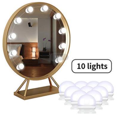 China Modern Hollywood Light Bathroom Vanity Mirror Lights Kit With Dimmable Light Bulbs LED Mirror Lamps for sale