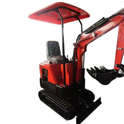 China Factory Ruigong Mini Excavator With Swing Boom Hydraulic Pilot Control 1 Ton Mini Digger Excavator Machine for sale