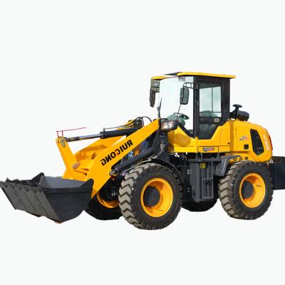 China Building Material Shops Custom Compact Articulating Wheel Loader & Mini Telescopic Wheel Loader 2 Ton Wheel Loader from Ruigong for sale