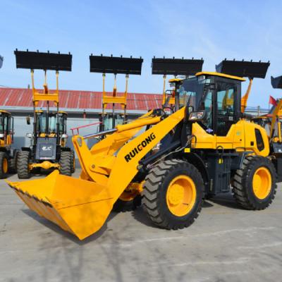 China Building Material Shops Wholesale Price Ruigong Mini Excavators and Backhoe Wheel Loader and Mini Articulated Wheel Loader for sale