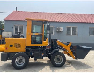 China Building material shops wheel loader small mini wheel loader producent loader with attachments for sale