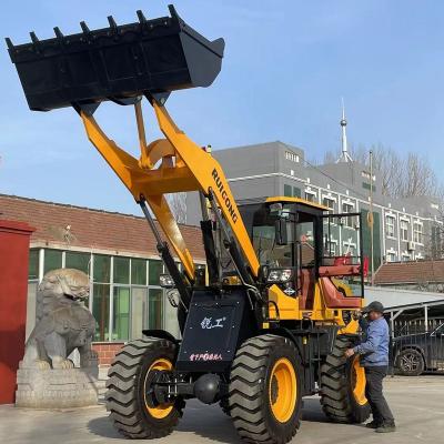 China China Hot Sale Wheel Loader CE EPA Mini Hydraulic Mini Excavator Front Wheel Loader Building Material Shops 0.8 Ton for sale