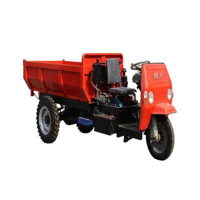 China High Quality Cargo Durable Using Various Diesel Engine Partially Enclosed Small Agricultural Tipper Truck Tricycle for sale