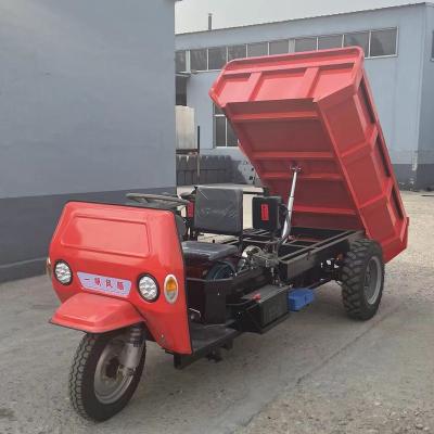 China High Quality Cargo Ruigong Durable Using Diesel Cargo Tricycle Semi Enclosed Truck Small Agricultural Tricycle for sale