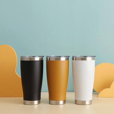 China New Arrival Sustainable Hot Selling Products 20oz Double Wall 304 Stainless Steel Vacuum Insulated 2022 Tumbler Coffee Mug Cup With Push Lid for sale