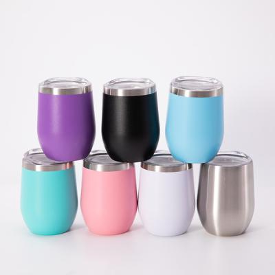 China Cute Viable Custom Color 8oz Double Logo Stainless Steel Wall Insulated Travel Mug Mug With Lid Suitable For Kids for sale