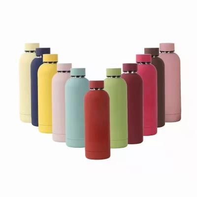 China 2022 Popular Products PORTABLE 500ml Stainless Steel Double Wall Insulated Vacuum Travel Sport Thermos Flask Portable Water Bottle Cup for sale