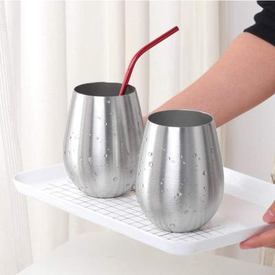 China 2022 New Product Ideas Selling Ideas 2022 New Product Hot Viable Stainless Steel 18oz Wine Glass Cup Single Wall Unbreakable Drinking Cup Tumbler for sale